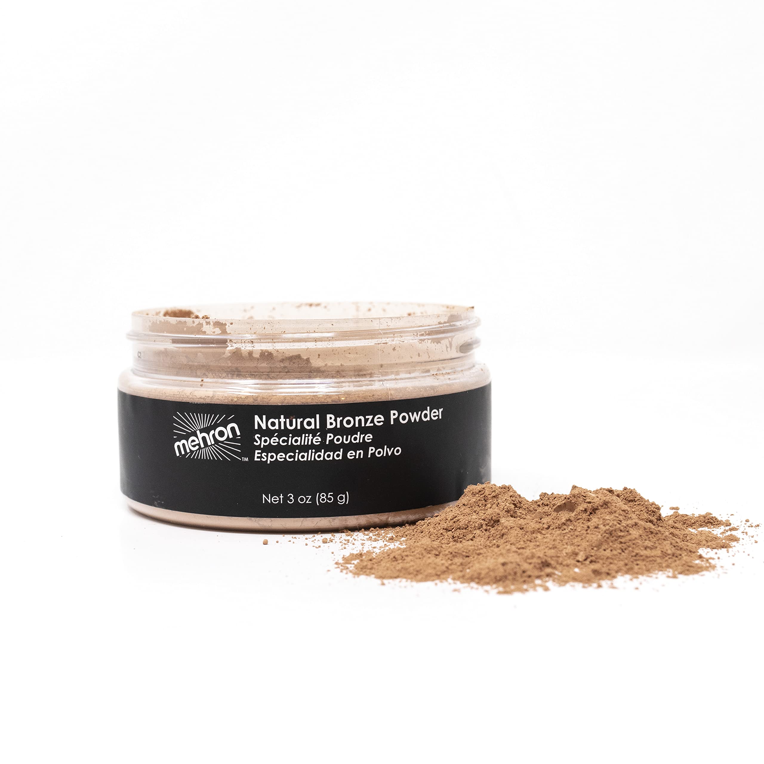 Mehron Makeup Special FX Powder - 2.3 oz Natural Bronze for Halloween, Cosplay & Theater Makeup Effects