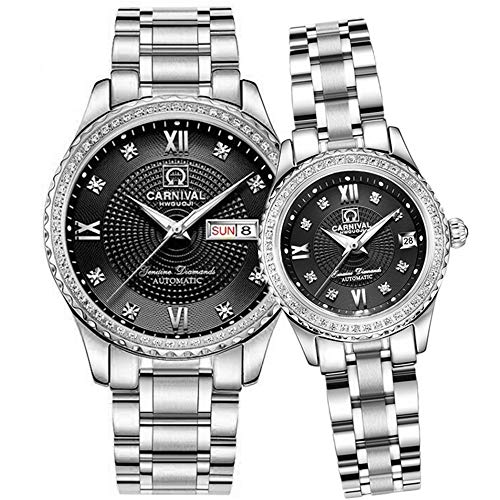 Silver Black Dial