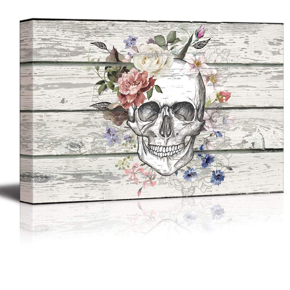 Guns & Rose Canvas Wall Art - 12x18