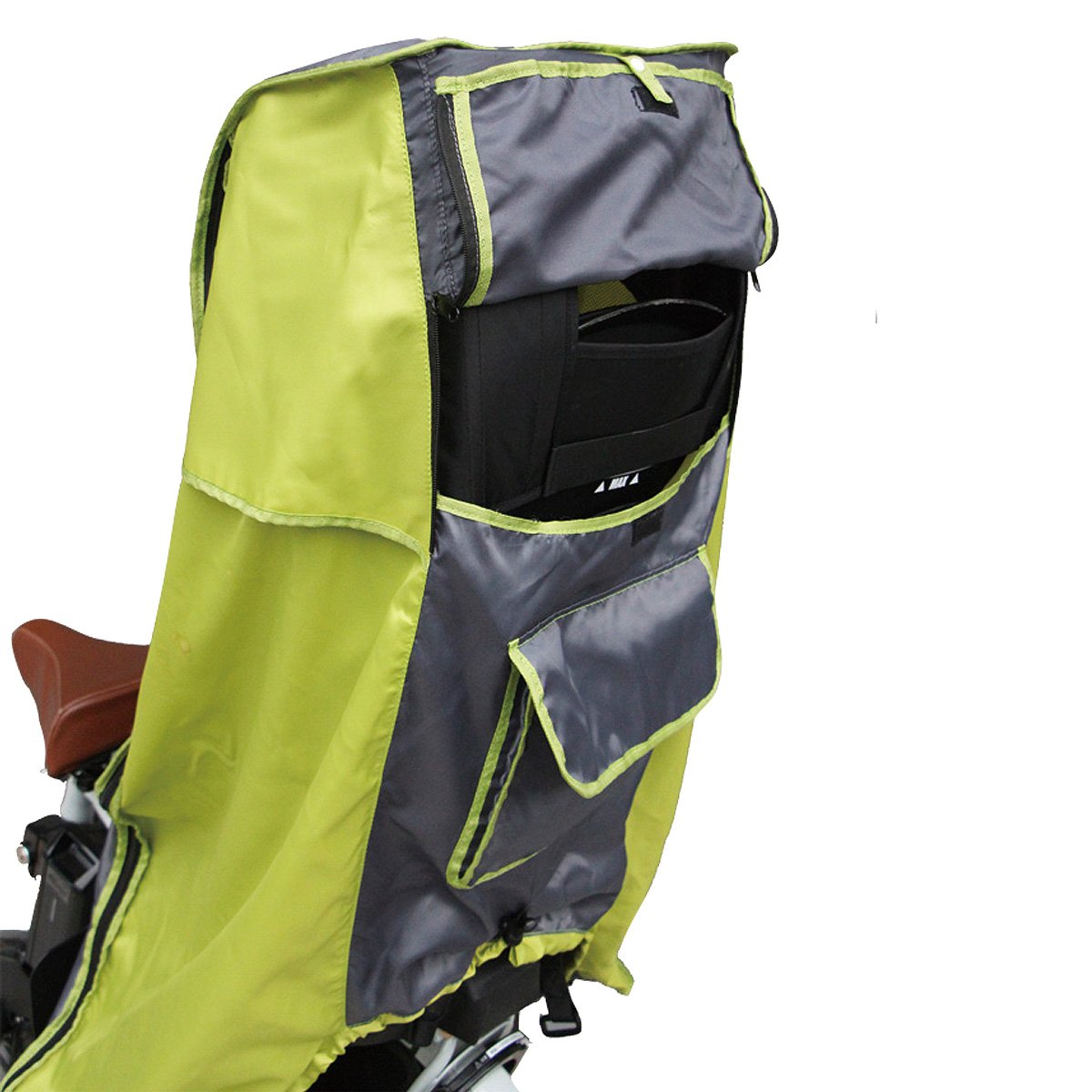 Premium Bicycle Child Seat Canopy Cover - Waterproof & UV Protection for Toddlers - Perfect for Sunny Days, Rainy Weather & Outdoor Family Cycling Adventures