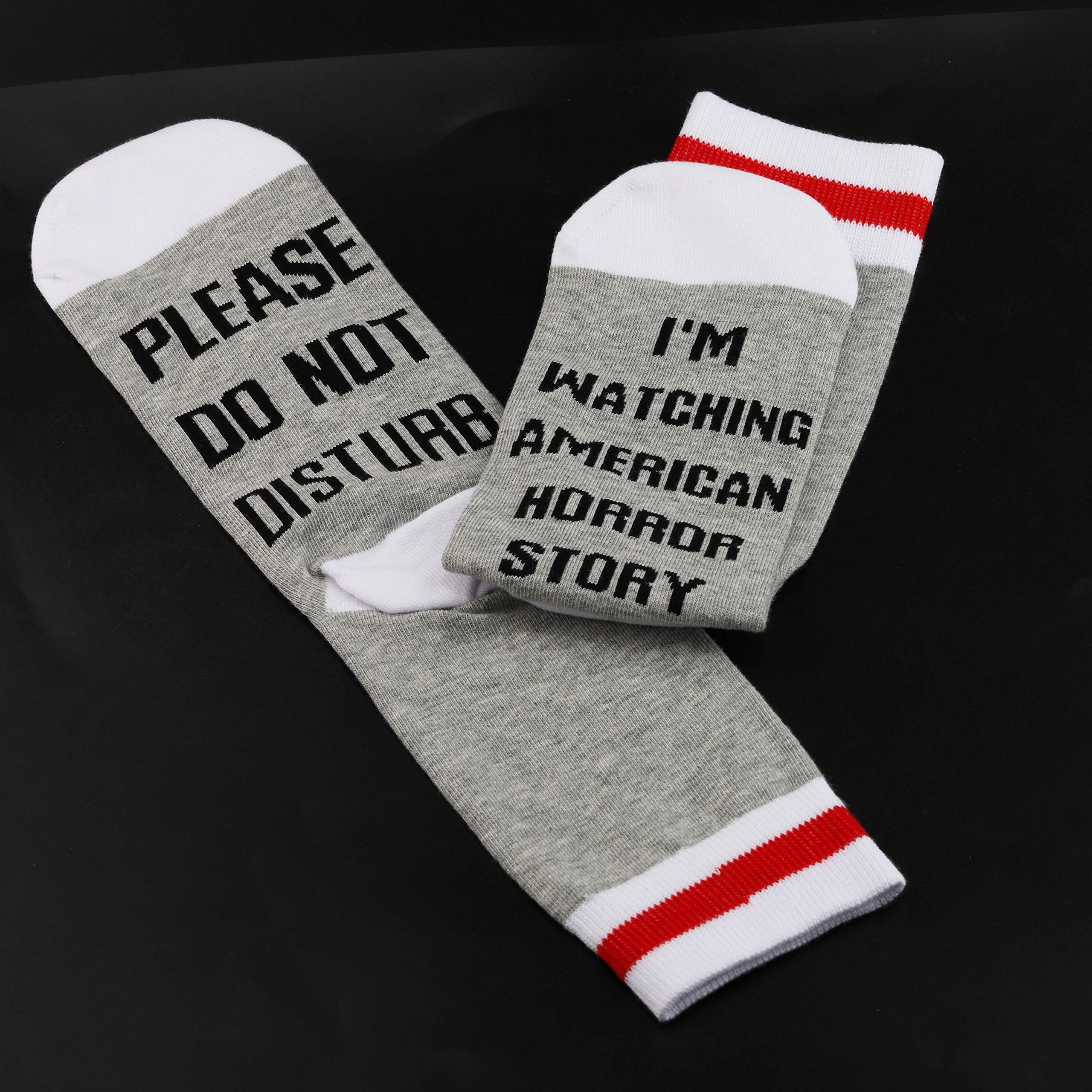 GJTIM 2 Pairs TV Show Inspired Novelty Socks - Perfect Gift for TV Lovers - Great for Cosplay, Themed Parties & Fan Collections