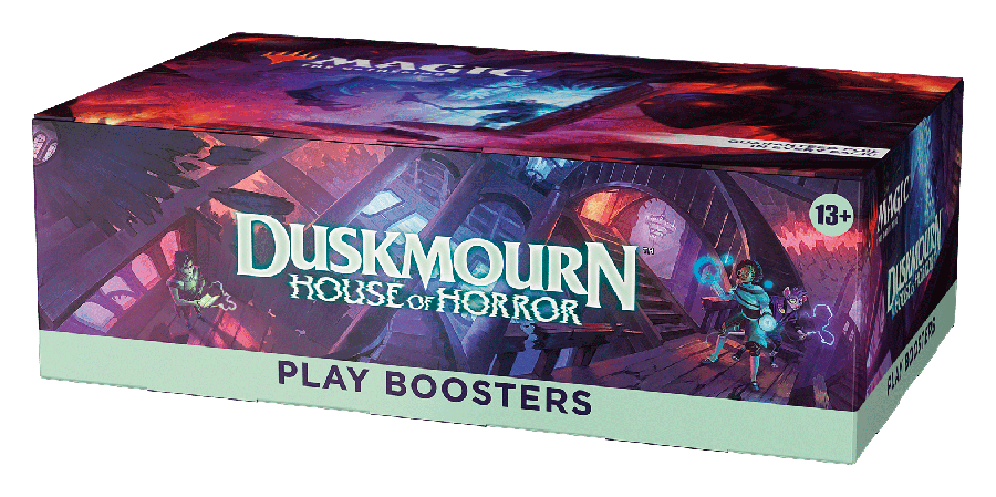 Magic: The Gathering Duskmourn: House of Horrors Play Booster Box (36 Packs) - Premium Collectible Card Game for Horror-Themed Deck Building & Competitive Play