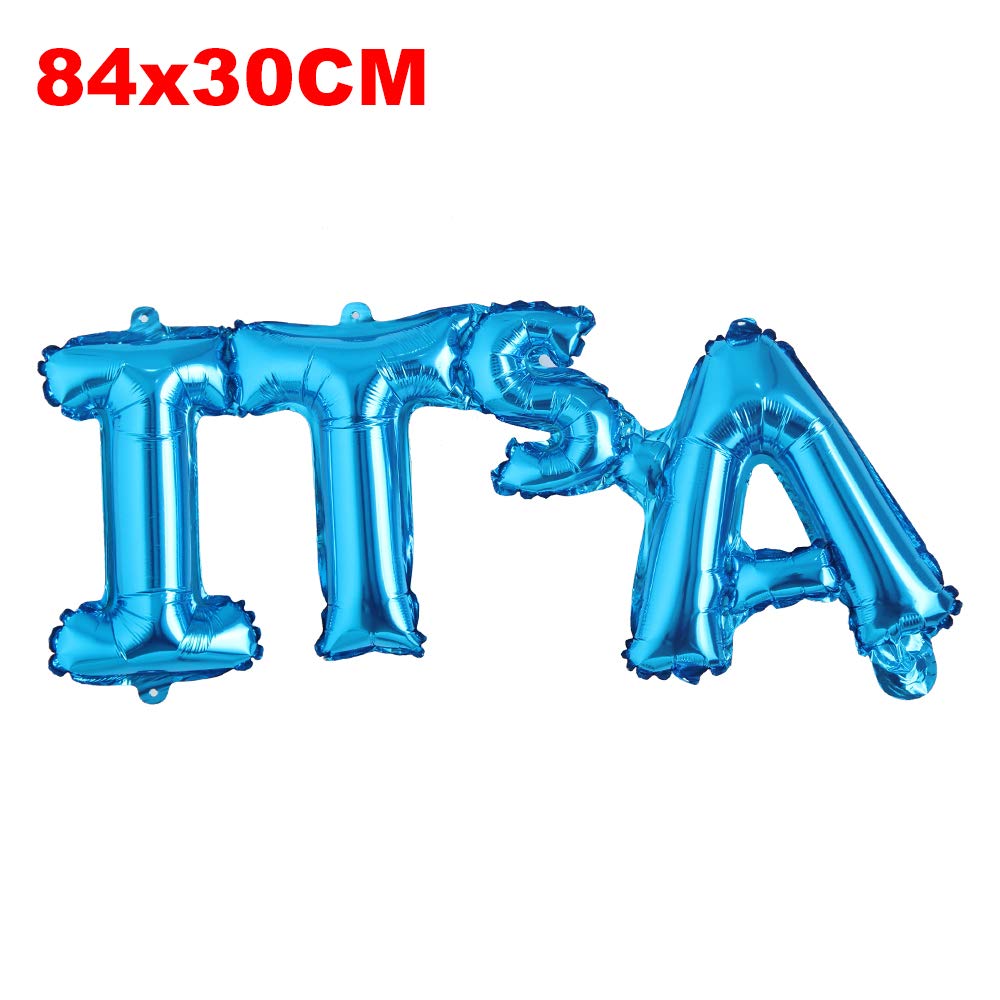 ITS A Boy Girl Connection Letter Foil Balloons - Baby Shower, Birthday Party Decorations, Helium Inflatable Balloons for Kids & Children's Celebrations (Blue)