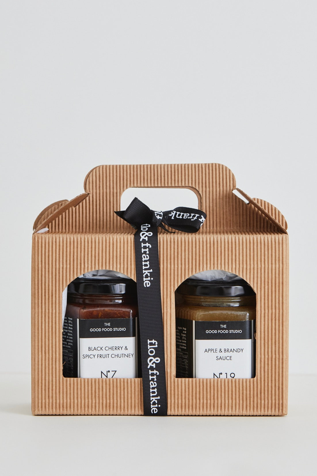 Premium Apple Brandy Sauce & Black Cherry Chutney Gourmet Gift Set - Perfect for Holiday Gifts, Cheese Pairings & Charcuterie Boards