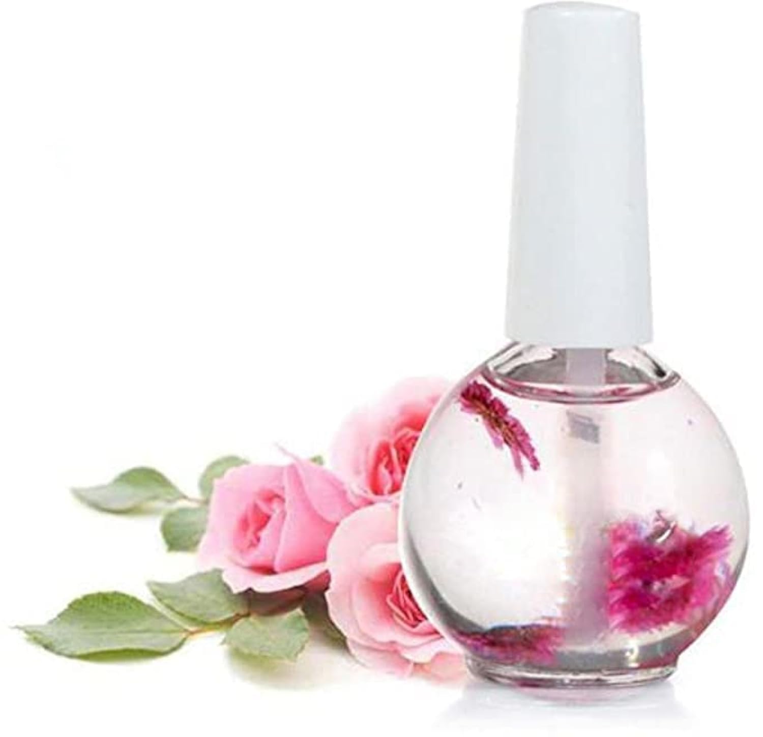 TWIREY Rose Dried Flowers Cuticle Oil - 15ml Nail Softener & Nutrient-Rich Treatment for Dry, Damaged Nails | Perfect for At-Home Manicures & Nail Care Routines