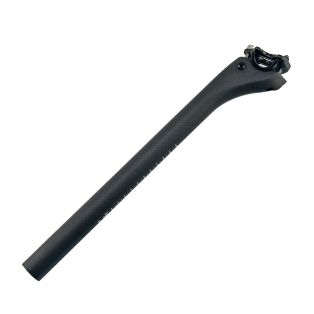 RXL SL Carbon Fiber Road Bike Seatpost - 31.6/30.8/27.2mm Diameter, Lightweight Offset Design in Red/Green/Blue - Perfect for Road Cycling, Triathlons & Performance Biking