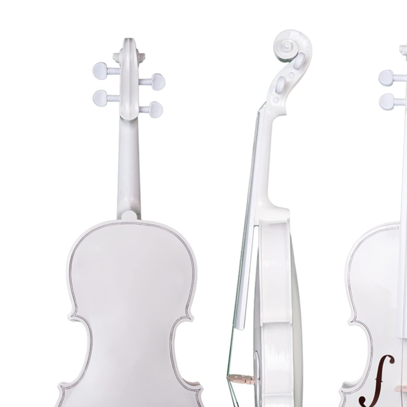 4/4 Full Size Acoustic Violin for Adults & Beginners - Maple Wood Violin with Bow, Bridge & Carrying Case - Perfect for Music Lessons, Practice & Performances