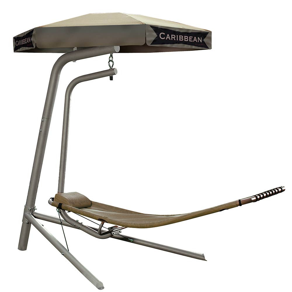 GD 800 Easy Outdoor Caribbean Rocking Lounge Chair - Perfect for Patio, Garden & Beach Relaxation