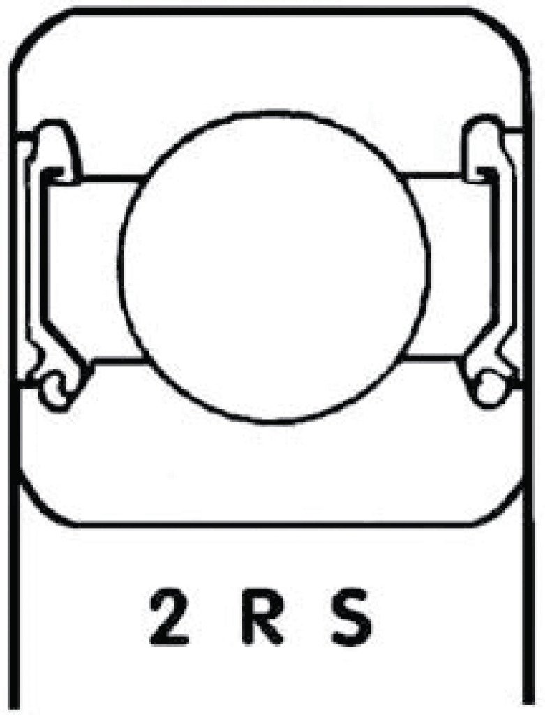 SKF 608-2RSH/C3 Deep Groove Ball Bearing - 8mm ID, 22mm OD, 7mm Width - Double Sealed, C3 Clearance - Radial Bearing for Skateboards, Electric Motors, and Industrial Machinery