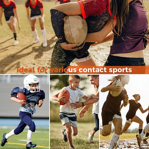 Best Football Forearm Pads with Stick Grips - Padded Arm Sleeve for Protection & Grip (SPH01) - Ideal for Football, Rugby & Contact Sports