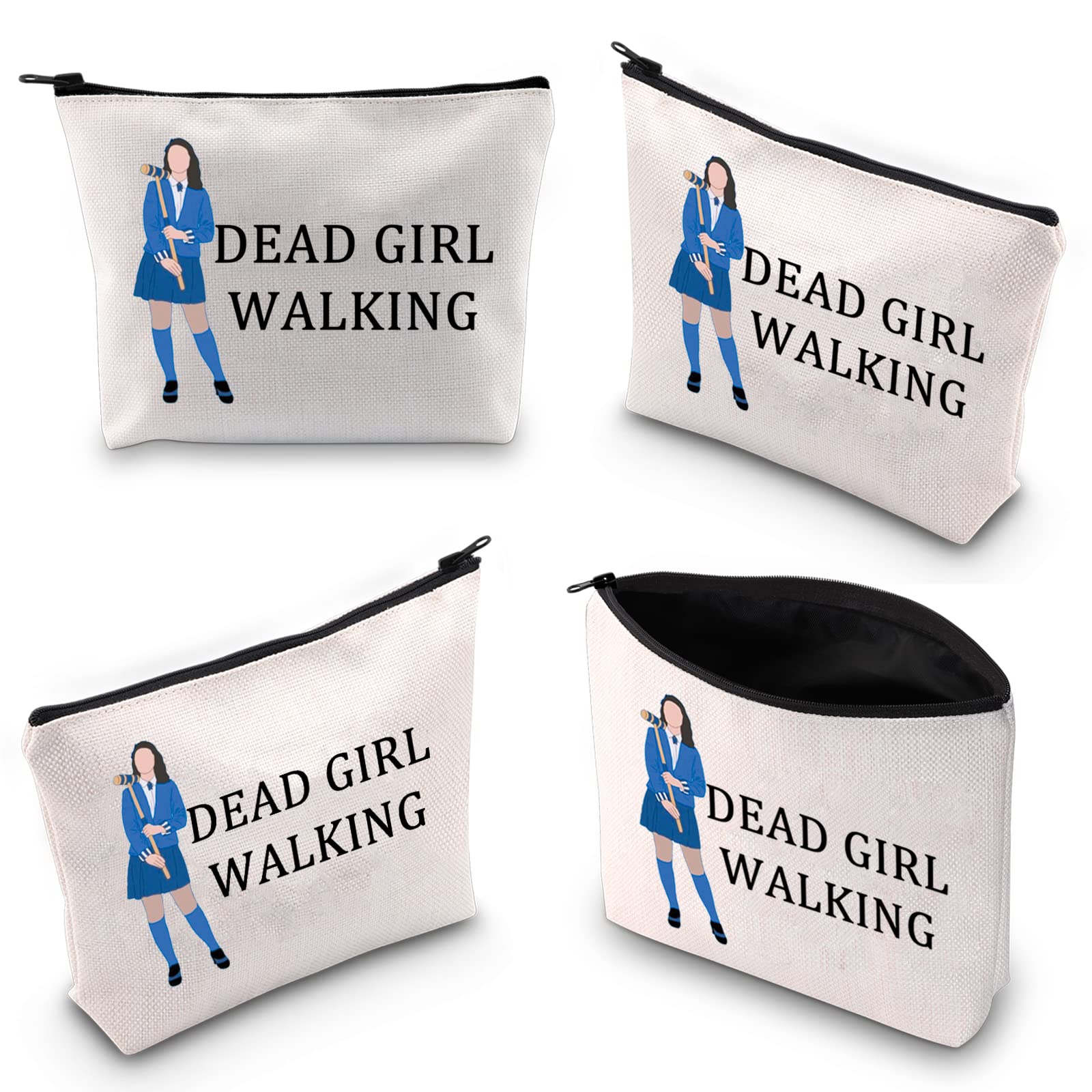 WCGXKO Musical Queens Gift Dead Girl Walking Makeup Bag With Zipper - Themed Toiletry Pouch for Musical Lovers - Perfect for Travel, Cosmetics & Theater Fans Accessories