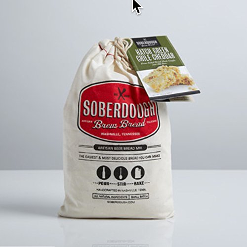 Soberdough Bread Mixes - Hatch Green Chile Cheddar & Other Flavors | Easy Homemade Bread Baking Kit | Perfect for Family Breakfast, Holiday Gifting & Keto Diet