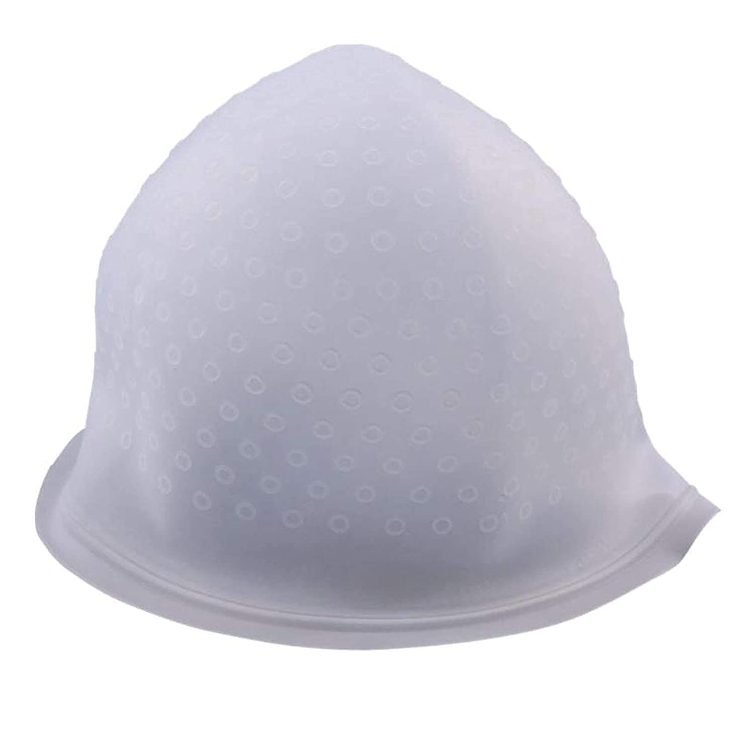 TWIREY Silicone Highlight Cap for Hair Coloring - Dye Cap with Metal Hook - Perfect for Salon, Home Hair Dye & DIY Hair Styling