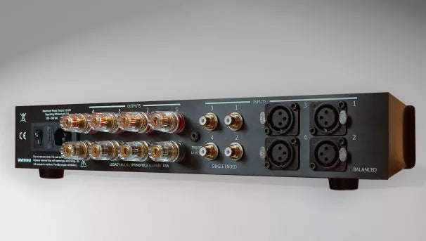 Legacy Audio Powerbloc4 4-Channel High Power Amplifier for Home Theater & Professional Audio Systems - Perfect for Multi-Zone Audio and Studio Monitoring