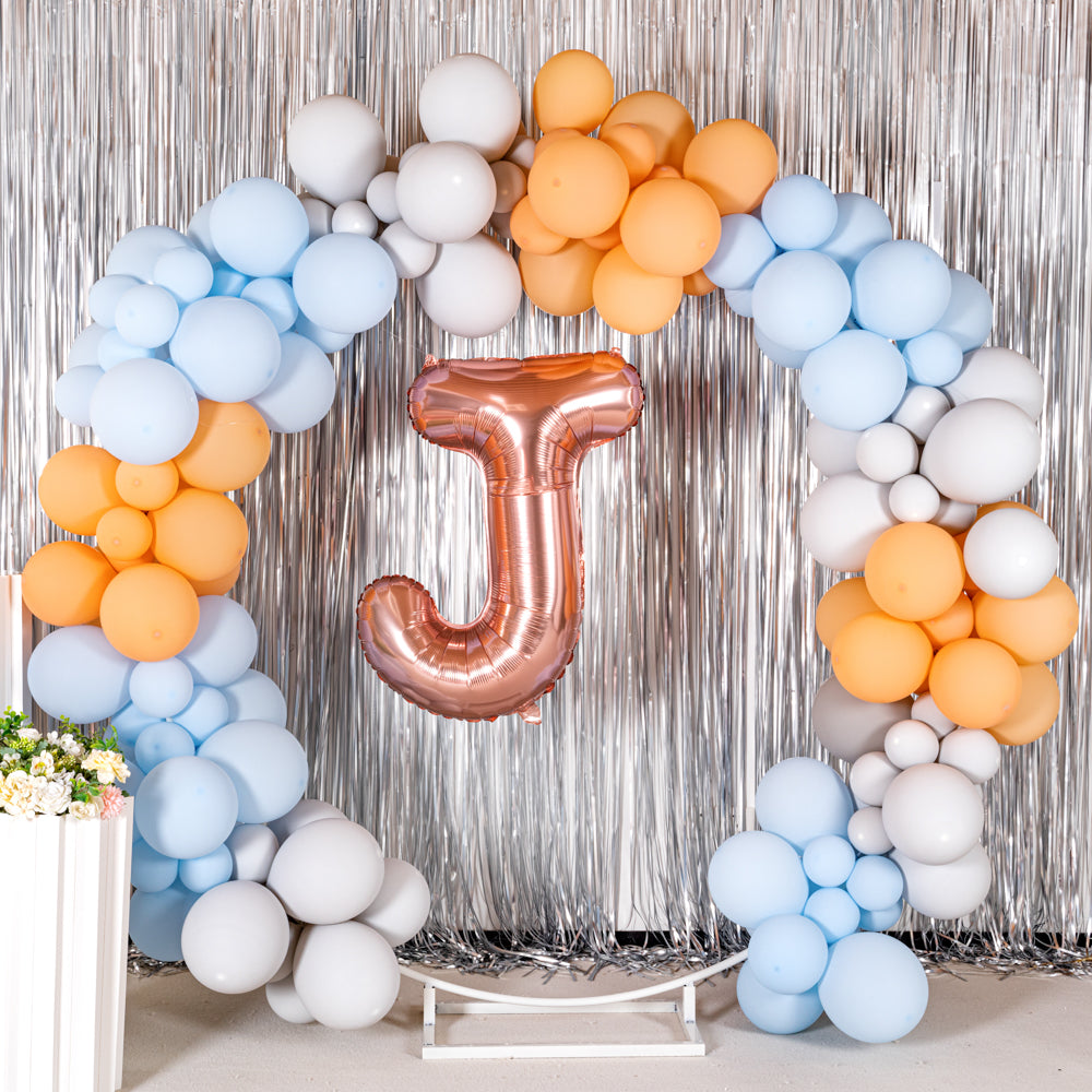 Balloonify Rose Gold Mylar Letter J Balloon - 40 Inch Large Foil Alphabet Balloon for Birthday Party Decorations, Wedding, Baby Shower & Anniversary Celebrations