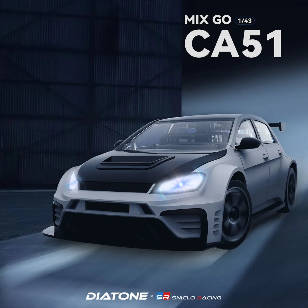 Diatone x Sniclo SNT MIX GO CA51 1/43 Scale RC Drift Car with FPV, 4WD, Pro Steering, LED Lights & High-Speed Motor - Perfect for Indoor Racing, Drift Competitions & FPV Enthusiasts