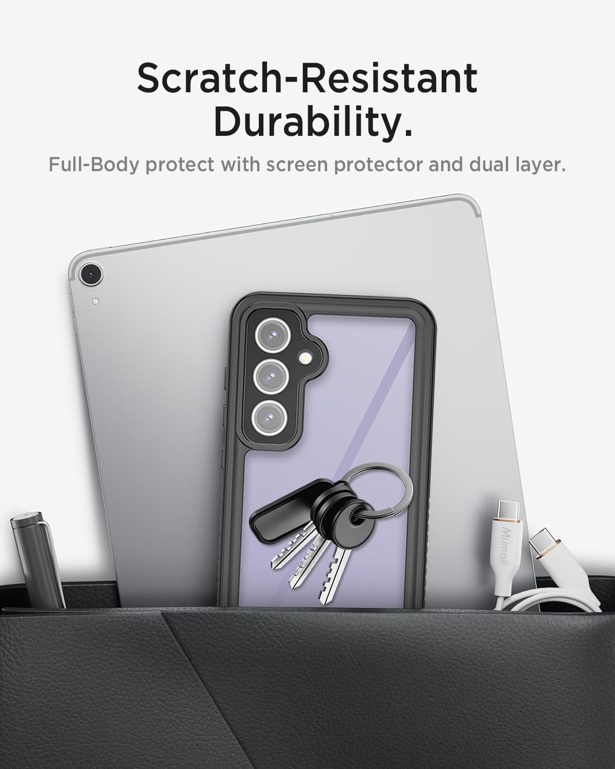 Miimall Rugged Waterproof Case for Samsung Galaxy S24 FE 6.7