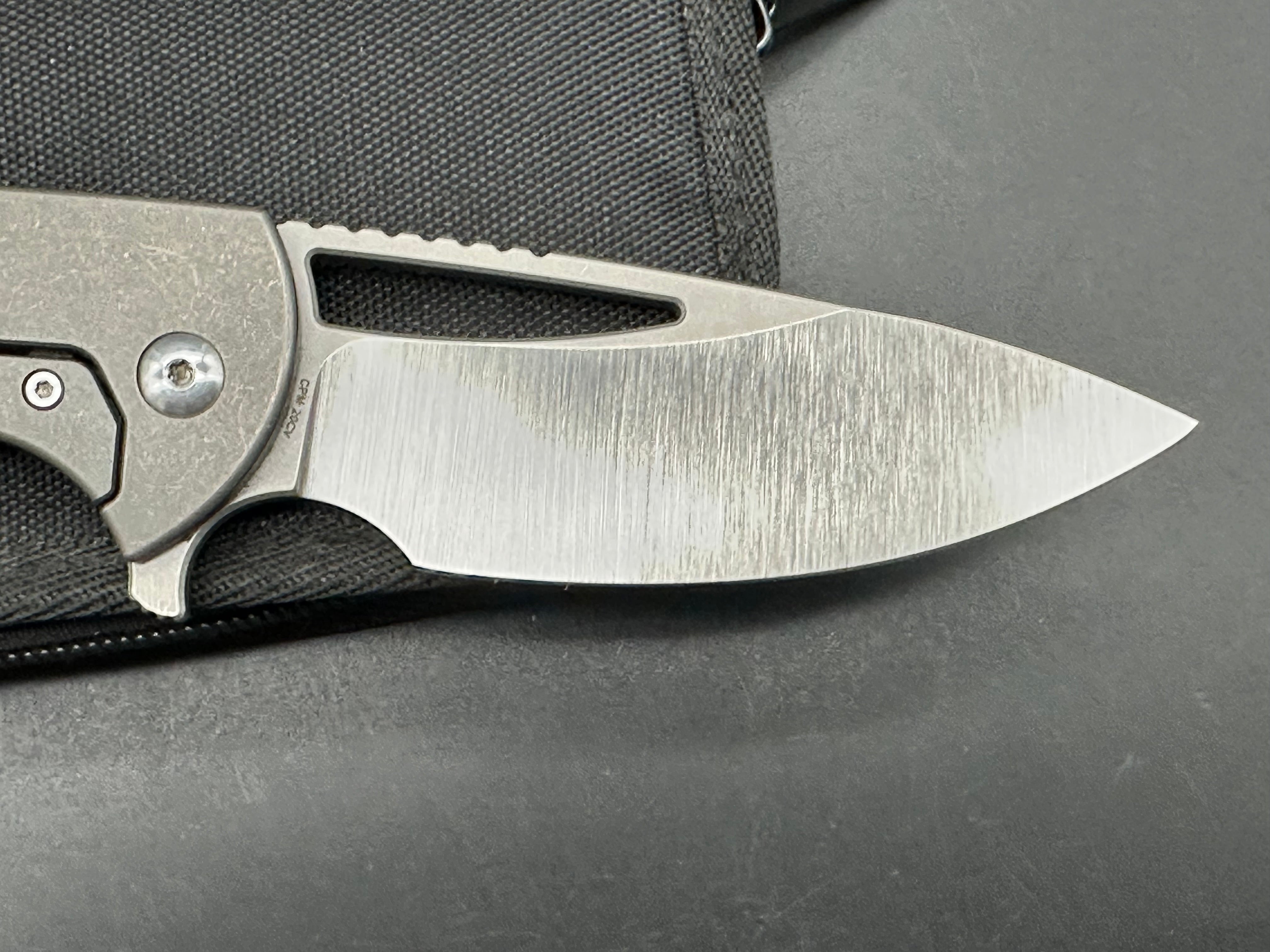 Premium Ferrum Forge Archbishop Custom Hollow Ground Knife - High-Quality EDC Folding Blade for Outdoor, Camping & Everyday Carry
