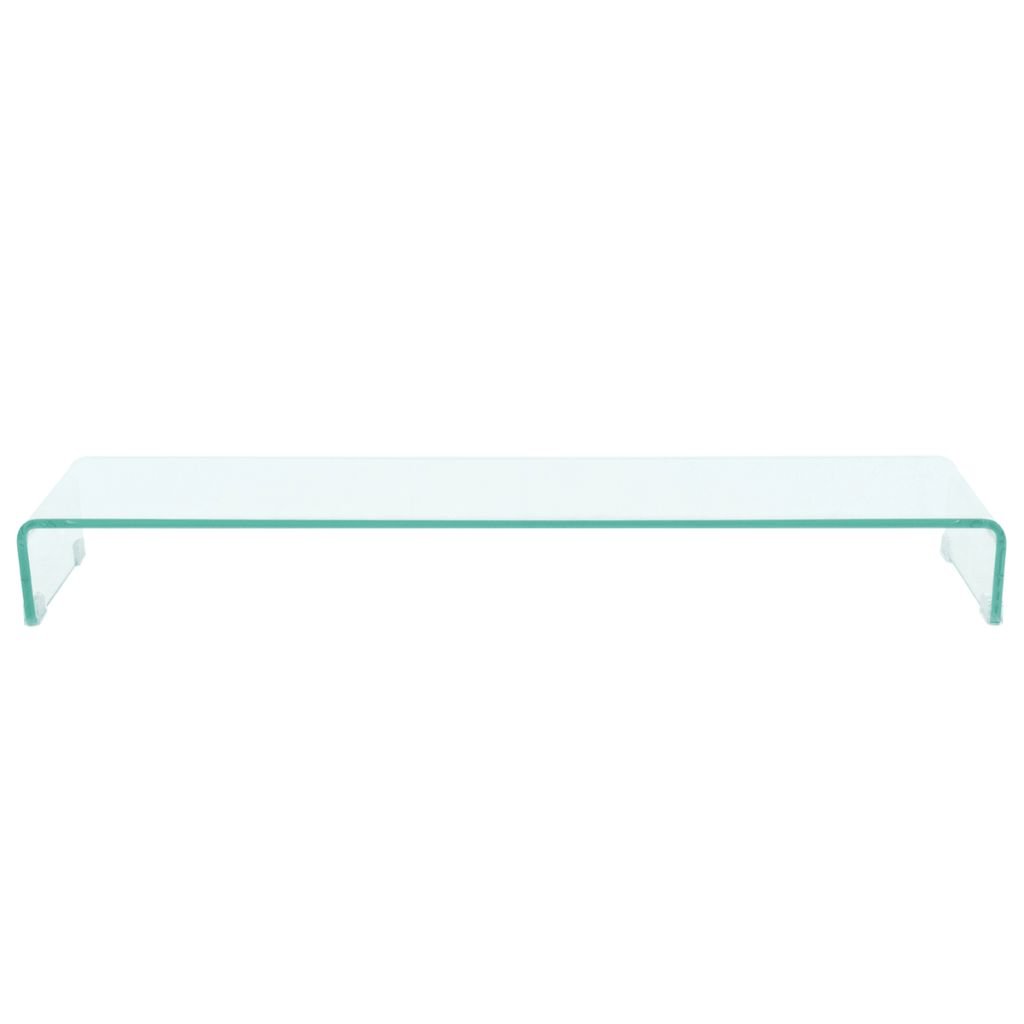 Premium Tempered Glass TV Stand & Monitor Riser - 43.3