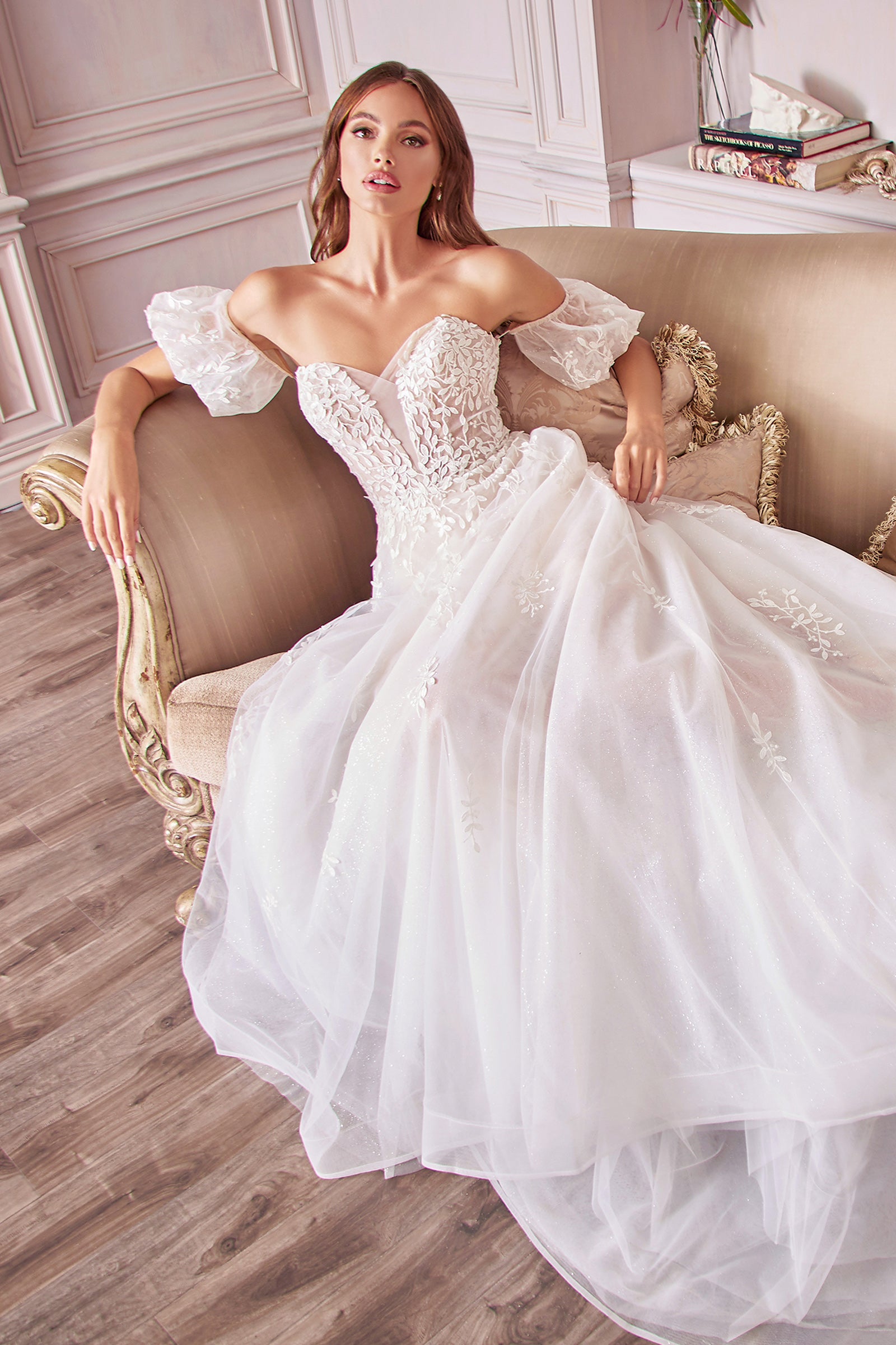 Andrea & Leo WILLOW BRIDAL GOWN A1014 - Elegant Wedding Dress for Brides, Perfect for Church Ceremonies & Beach Weddings