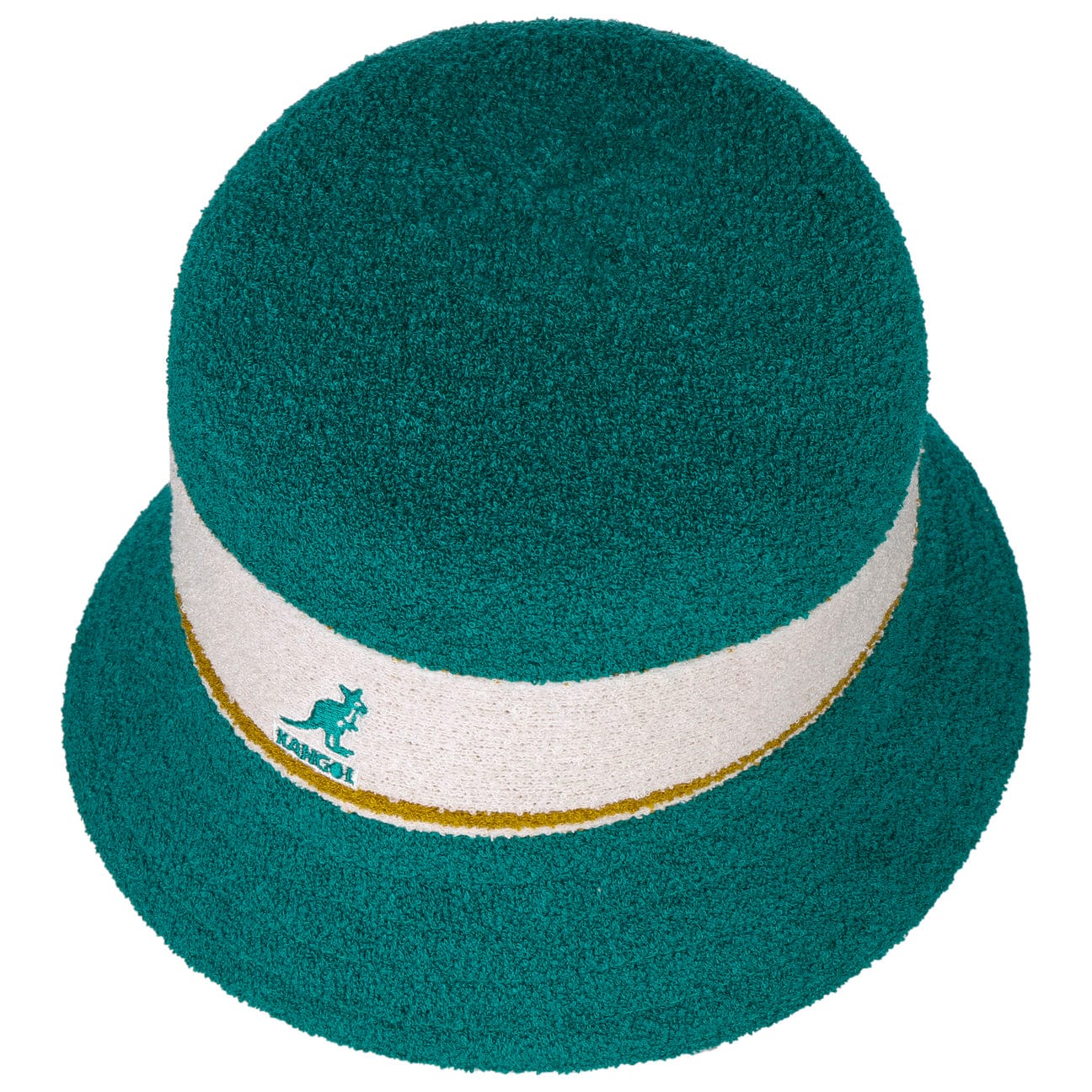 Kangol Bermuda Stripe Bucket Hat for Men & Women - Summer Sun Protection, Beach & Outdoor Activities