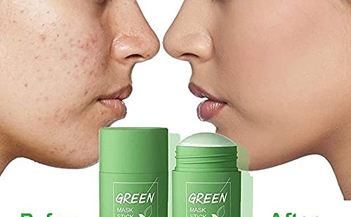BESTOTTAM Green Tea Cleansing Mask Stick - Deep Pore Cleanser for Blackheads & Whiteheads | Oil Control & Anti-Acne Treatment | Green Tea Face Mask for Men & Women | Perfect for Daily Skincare & Acne-Prone Skin