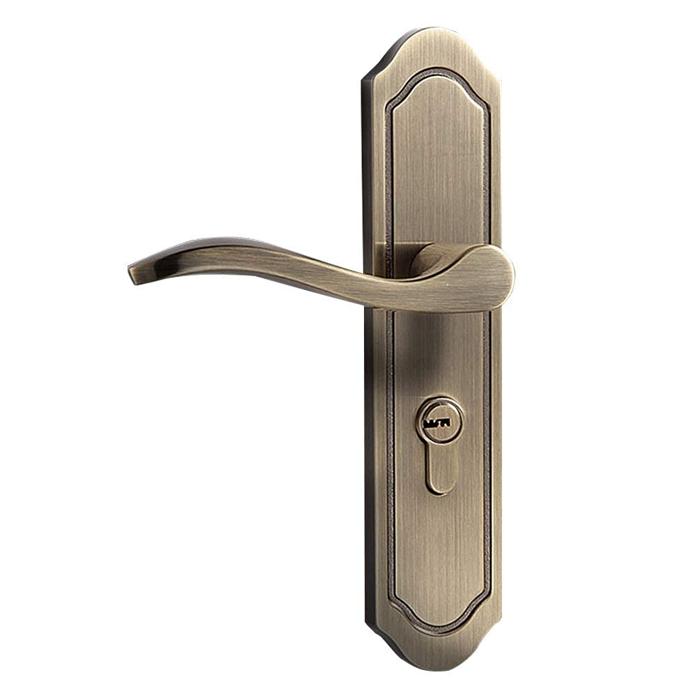 FMOGE Smart Door Lock with Key - Secure Keypad Entry for Apartment & Exterior Doors | Silver Right-Handed Handle | Home Safety & Convenience | Ideal for Renters, Airbnb Hosts & Commercial Buildings
