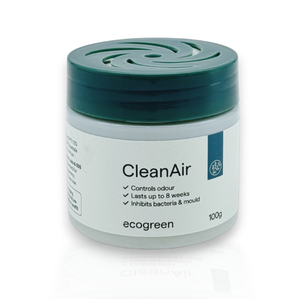 EcoGreen CleanAir 100g Odor Eliminator - Natural Air Freshener for Home, Car, Office & Pet Areas | Long-Lasting Fragrance & Odor Control