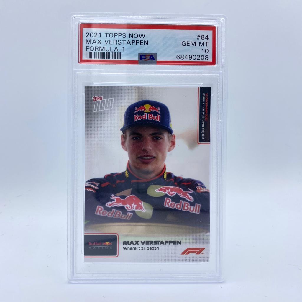 PSA 10 Graded Max Verstappen 