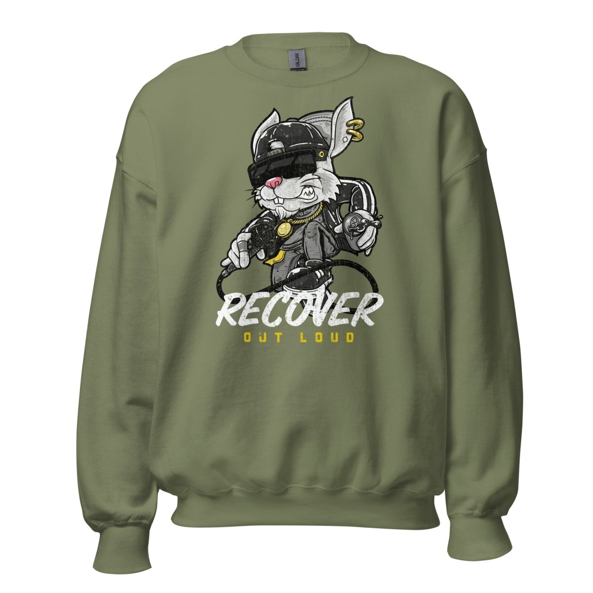 Recover Out Loud Unisex Classic Sweatshirt - Comfortable Cotton Pullover for Men & Women - Perfect for Casual Wear, Gym, and Everyday Outfits