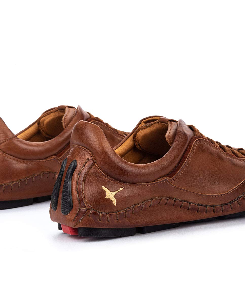 PIKOLINOS Men's Leather Sneakers - Fuencarral Style | Comfortable & Stylish Casual Shoes for Walking, Travel & Everyday Wear