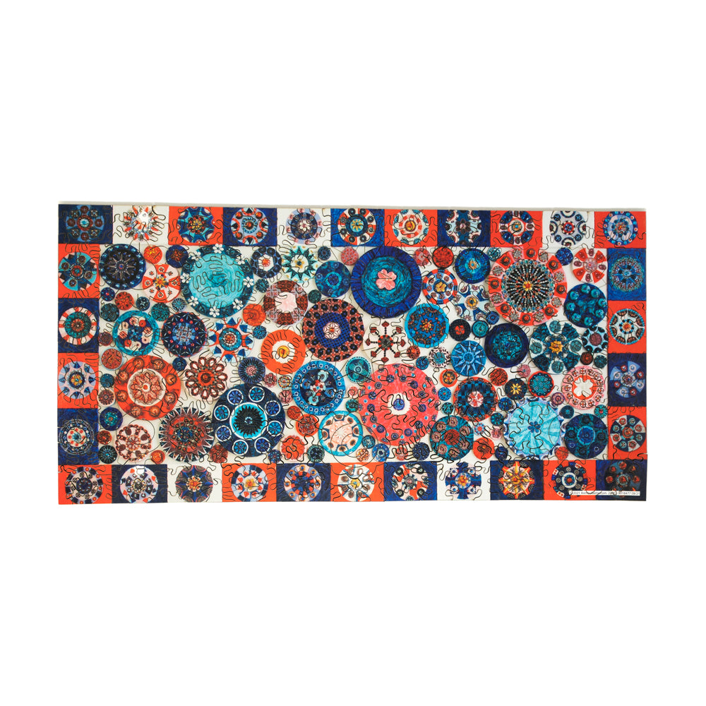 AreYouGame Circles Theme Wooden Jigsaw Puzzle - 309 Piece Challenging Brain Teaser for Adults & Teens - Perfect for Family Game Night & Stress Relief