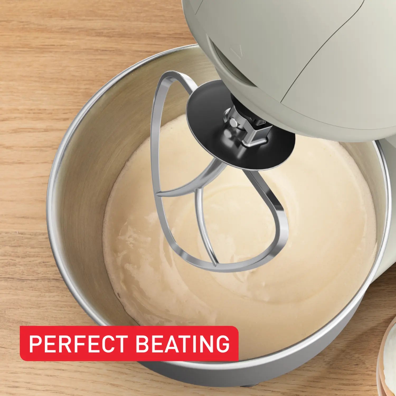 Tefal QB1601 Bake Essential Stand Mixer - 5-Quart White Electric Mixer for Baking, Dough, Cake & Cookies - Perfect for Home Kitchen & Professional Bakers