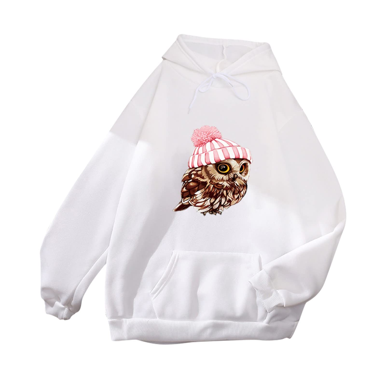 XINSHIDE Women's Cute Kawaii Double Hoodie Sweatshirt - Long Sleeve Zip Up Hoodies for Women | Casual Wear, Street Fashion, Anime Cosplay, Loungewear