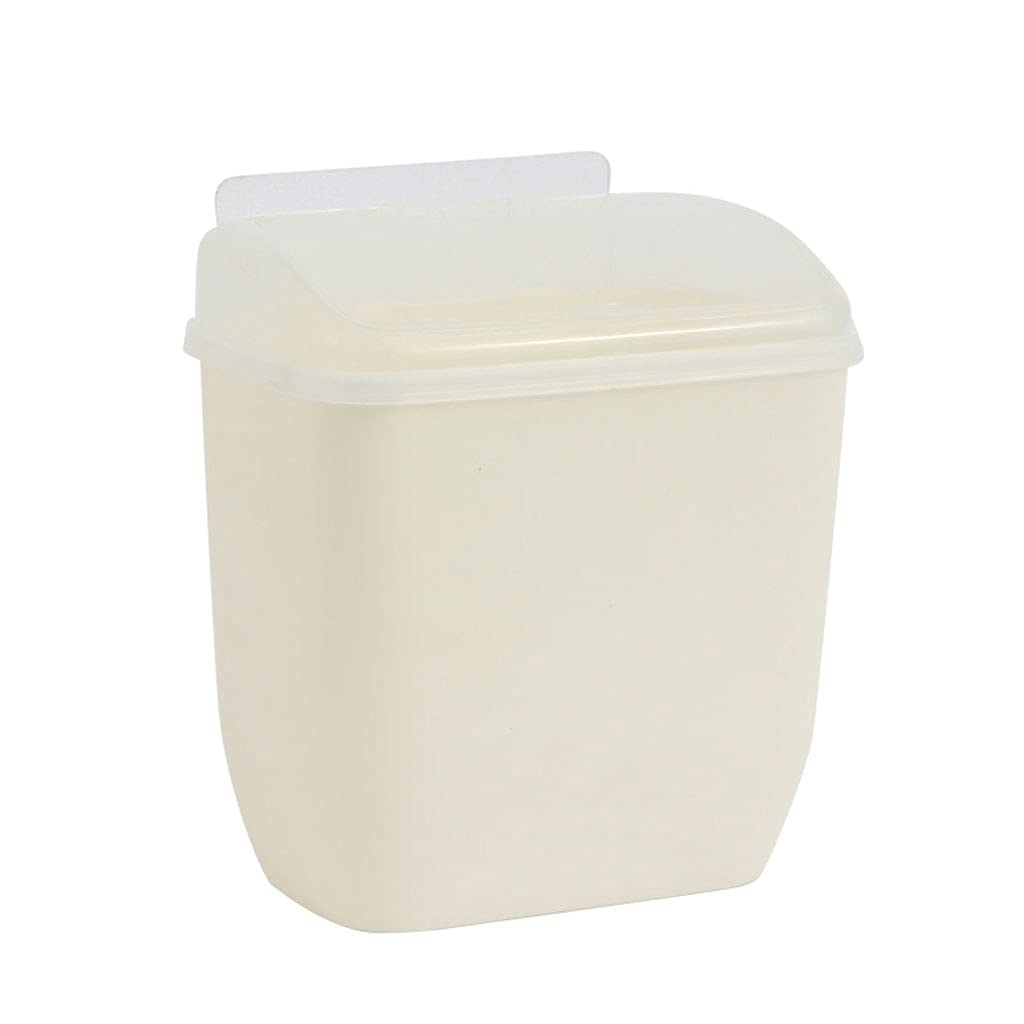Zxb-Shop Seamless Sticker Trash Can - Wall Mounted Kitchen Storage Bin with Free Perforated Seam - Perfect for Small Spaces, Bathrooms & Office Organization