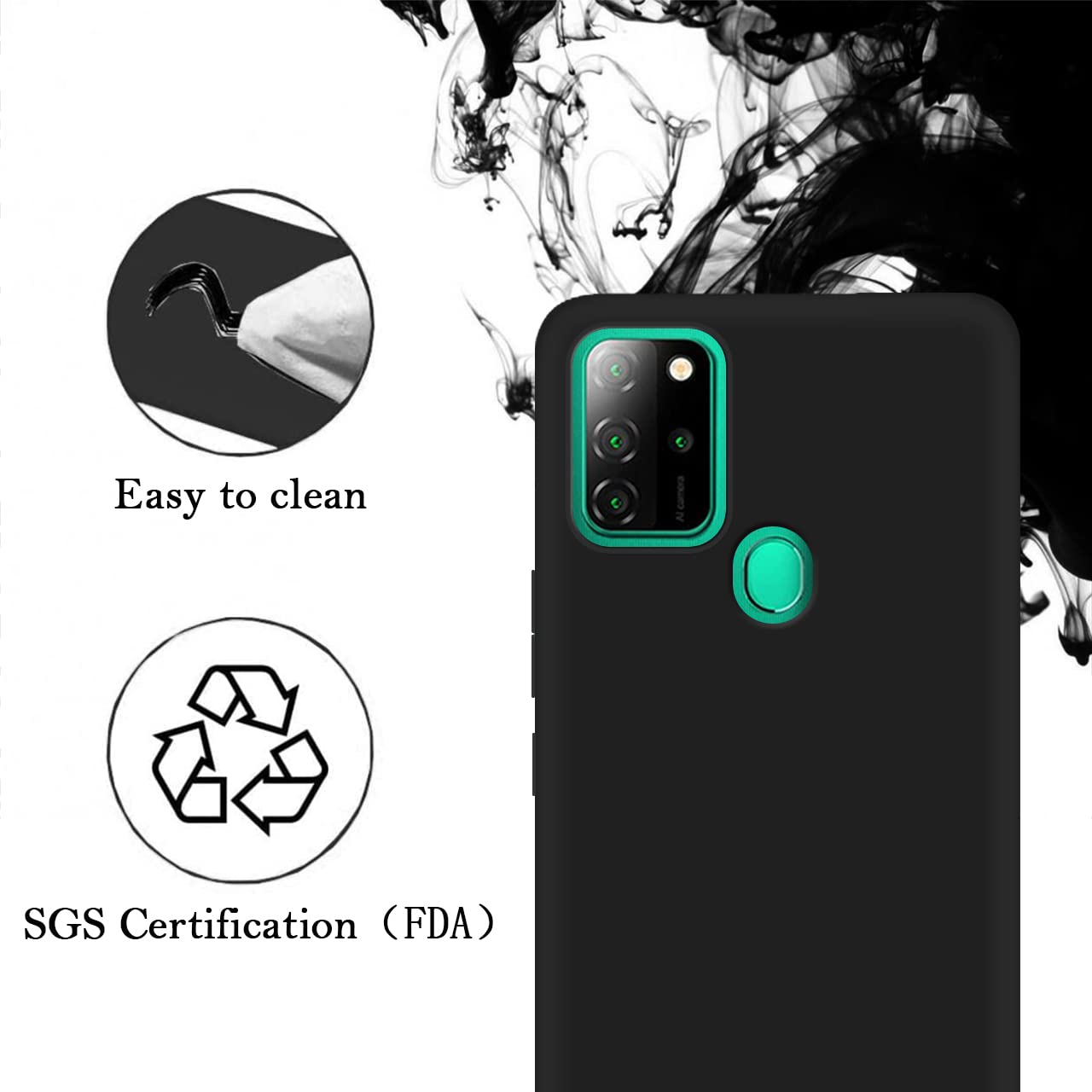 Custom Personalized Photo & Text Name Phone Case for BLU G91/V91 - Anti-Scratch Soft TPU Protective Cover (Black) - Perfect Gift for Birthday, Anniversary & Daily Protection
