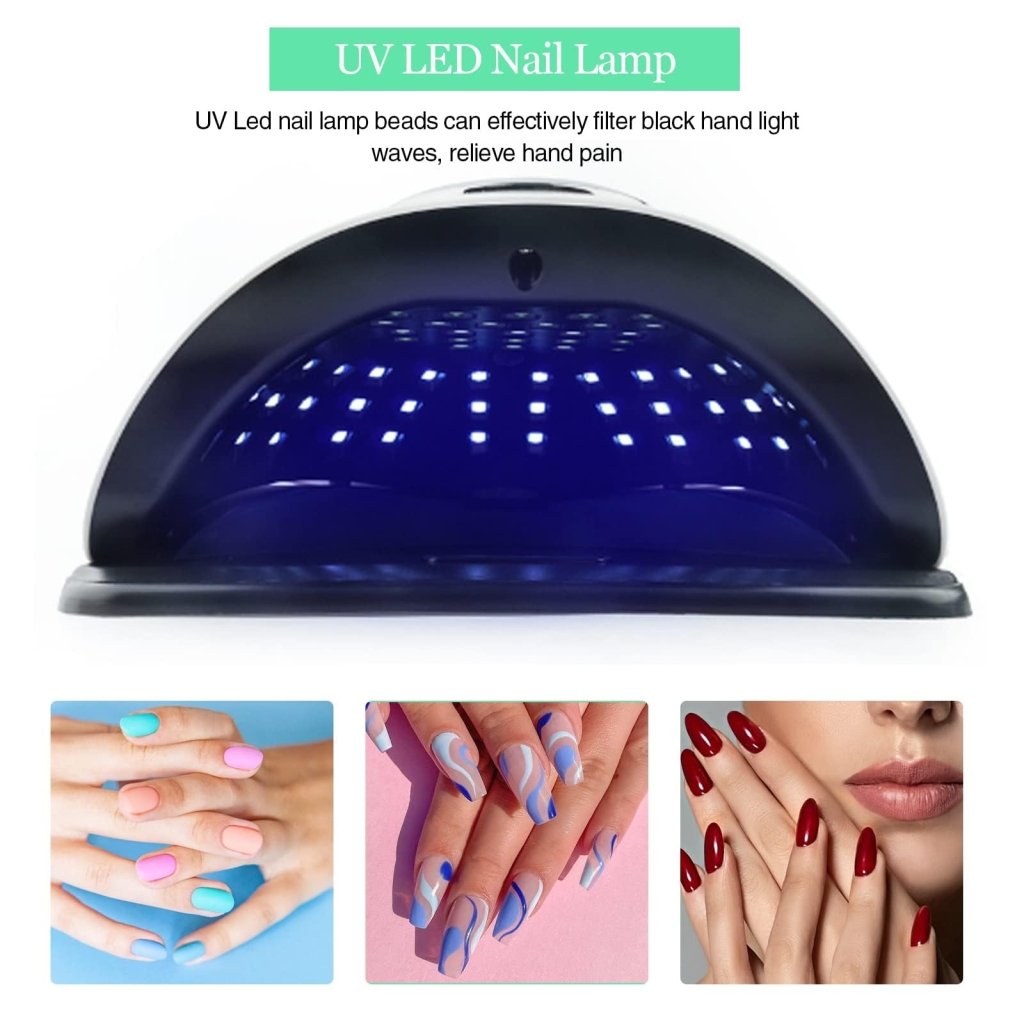 280W X11 MAX UV LED Nail Lamp - Professional Auto Sensor Nail Dryer for Gel Polish & Acrylic Nails - Fast Curing UV Light for Home & Salon Manicure & Pedicure
