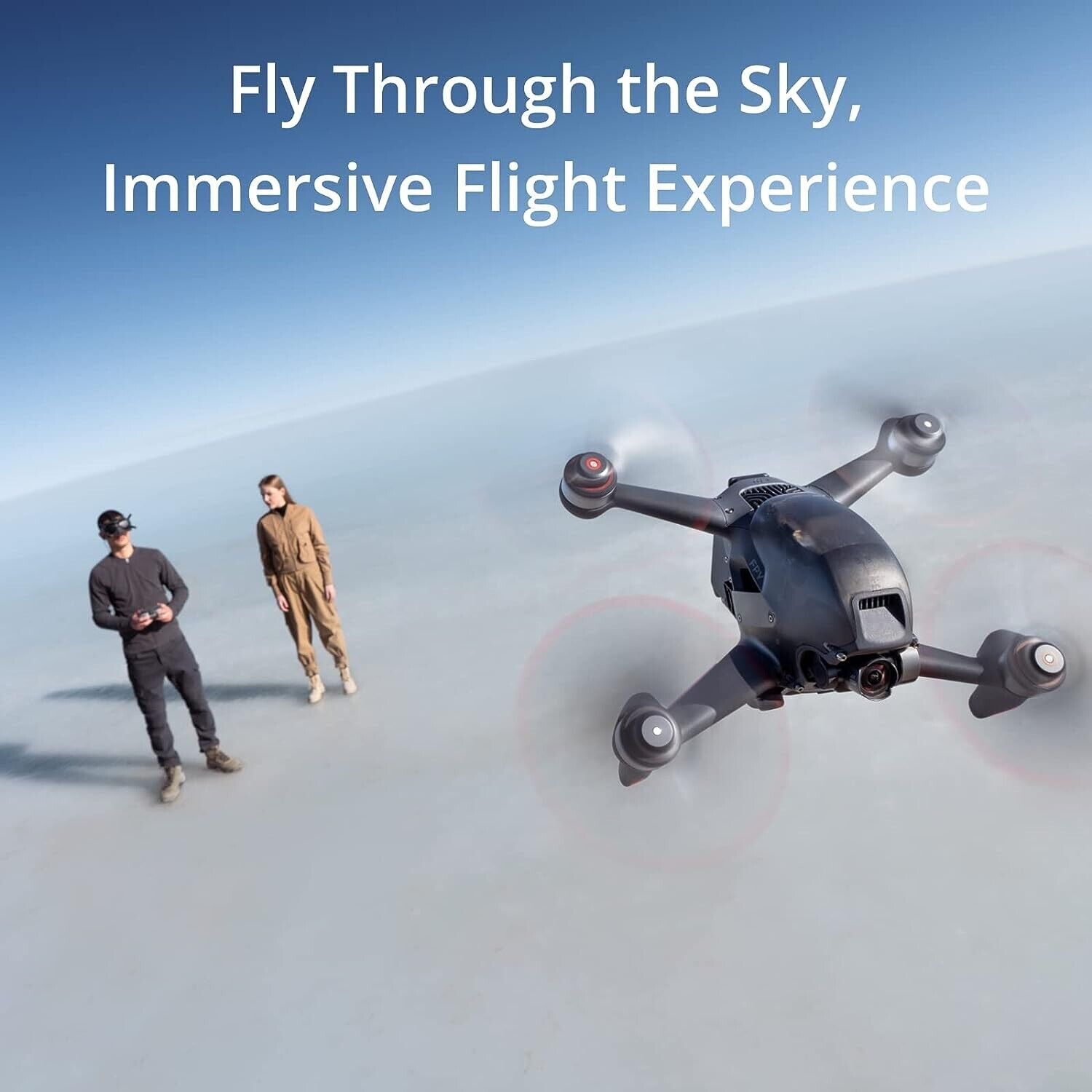 DJI FPV Explorer Combo - 4K HD FPV Drone with Goggles & Remote Controller for Immersive Aerial Photography | Perfect for Travel Vlogging, Adventure Sports & Cinematic Shots