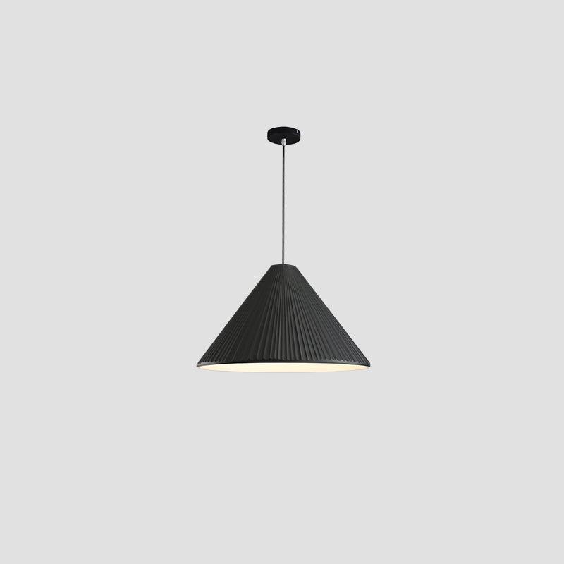 Stylish Resin Pendant Lamp with Hat Design - Modern Ceiling Lighting for Living Room, Bedroom, and Dining Area