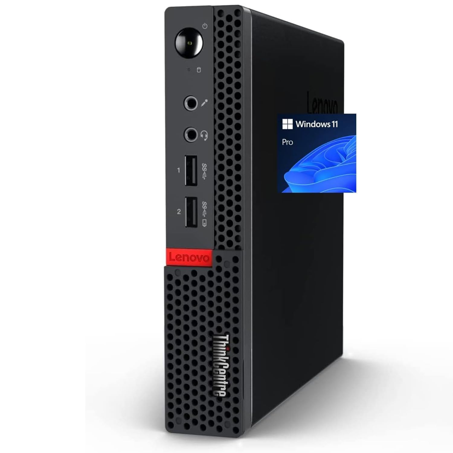 Lenovo ThinkCentre M910Q Tiny Desktop PC - Intel Core i7-6700T Processor up to 3.6GHz, 16GB RAM, 512GB NVMe SSD, 4K Triple Monitor Support with DisplayPort & HDMI, WiFi AC, Bluetooth - Windows 10 Pro (Renewed) | Perfect for Home Office, Business Workstations & Compact Computing Solutions