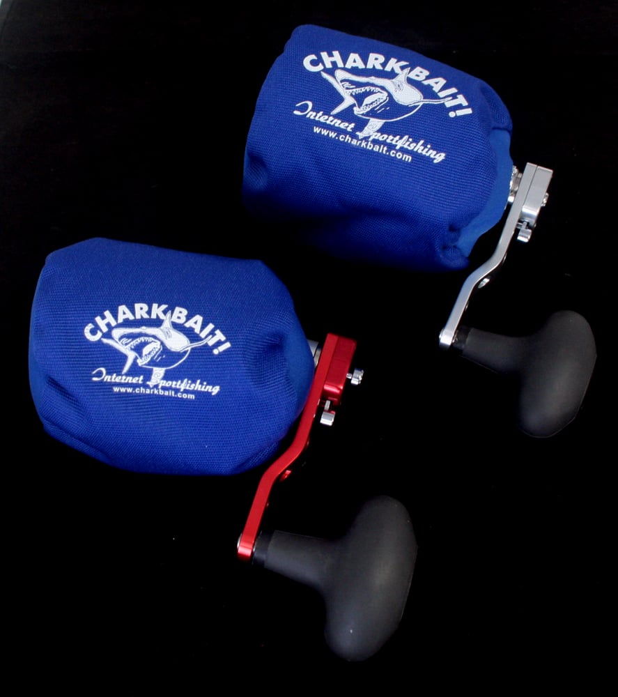 Charkbait Fishing Reel Covers - Durable Saltwater & Freshwater Protection for Spinning & Baitcasting Reels - Perfect for Boat, Kayak, and Shore Fishing Gear Storage