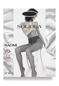 Solidea Naomi 70 Tights - Color Sand, Size 2-M | Medical Compression Stockings for Women | Perfect for Varicose Veins, Swelling & Circulation Support | Daily Wear, Travel & Post-Surgery Recovery