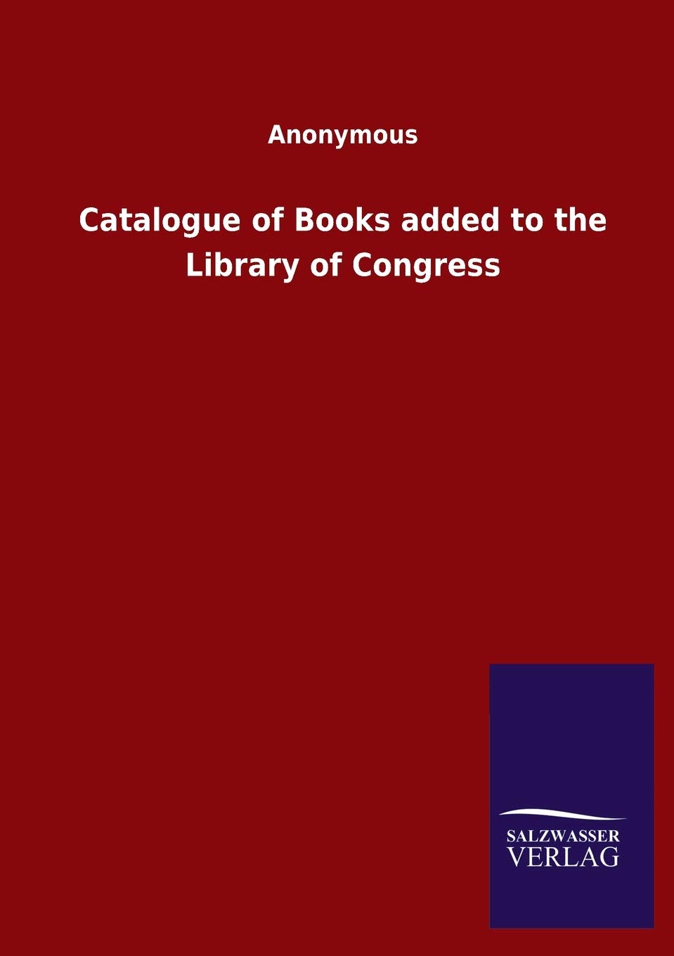 Library of Congress Books Catalog - For Research & Study