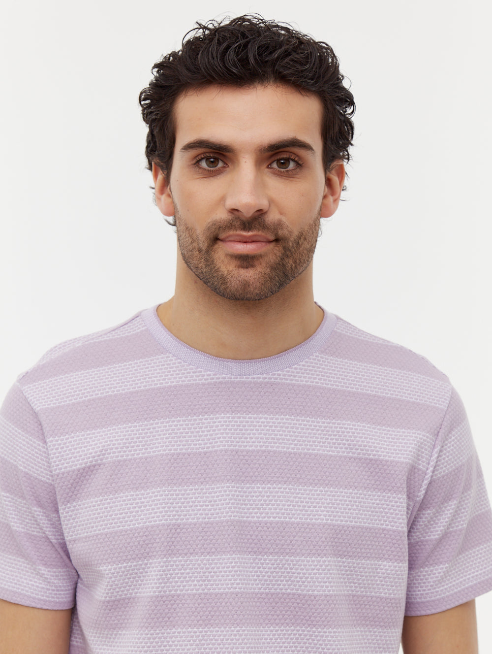 Pendari Block Stripe T-Shirt for Men - Casual Short Sleeve Cotton Tee for Everyday Wear, Street Style & Summer Outfits