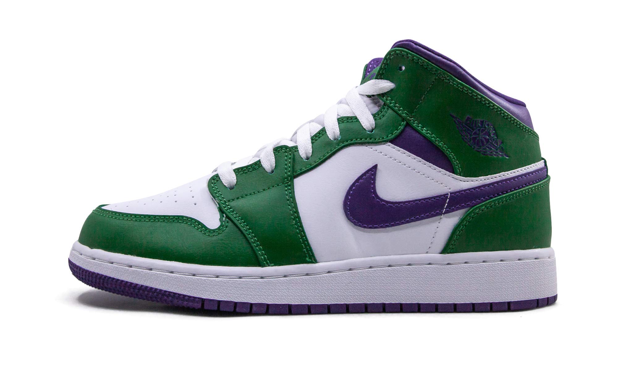 Jordan Youth Air 1 Mid (GS) Basketball Shoes - Size 6Y for Boys - Hulk Green Color - Perfect for School, Sports & Casual Wear