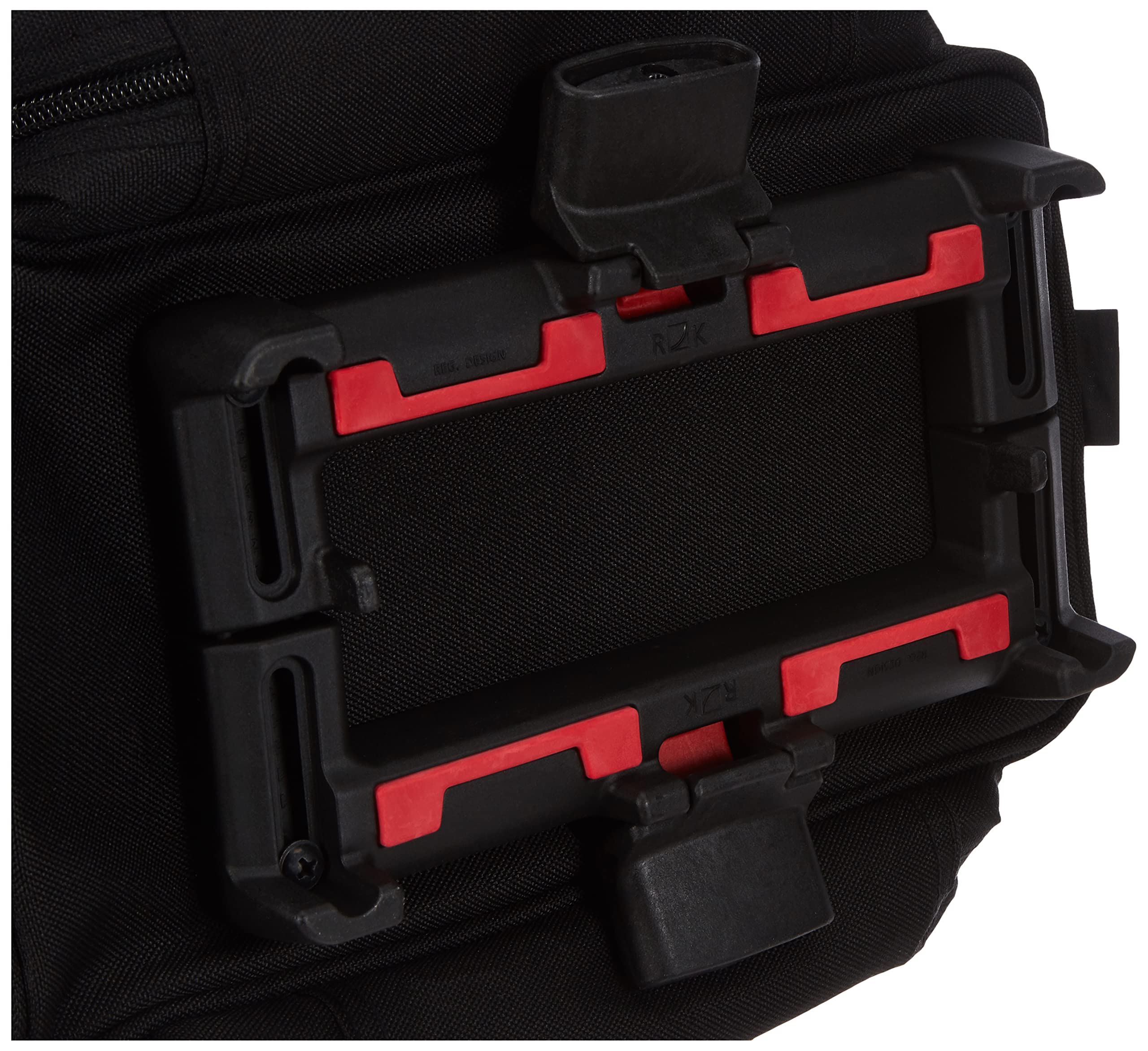 KLICKfix Unisex Adult Rackpack 2+ Luggage Bag - Waterproof Black Bicycle Pannier Backpack for Commuting, Travel & Outdoor Adventures (1 Size)