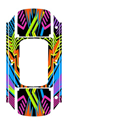 OneWheel Pint Graphics Kit - Mayhem Retro Design Rail Decals & Grip Tape | Earth SURF Collection by Senge Graphics Inc. | Perfect for Customizing Your Electric Skateboard & Street Surfing Style