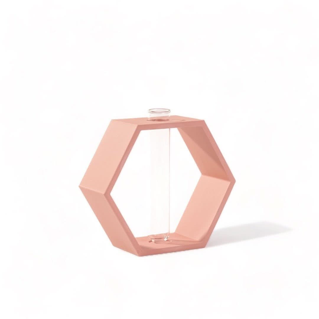 3D Printed Hexagon Plant Propagation Stand for Succulents & Herbs - Indoor Gardening Decor & DIY Home Planting Accessory
