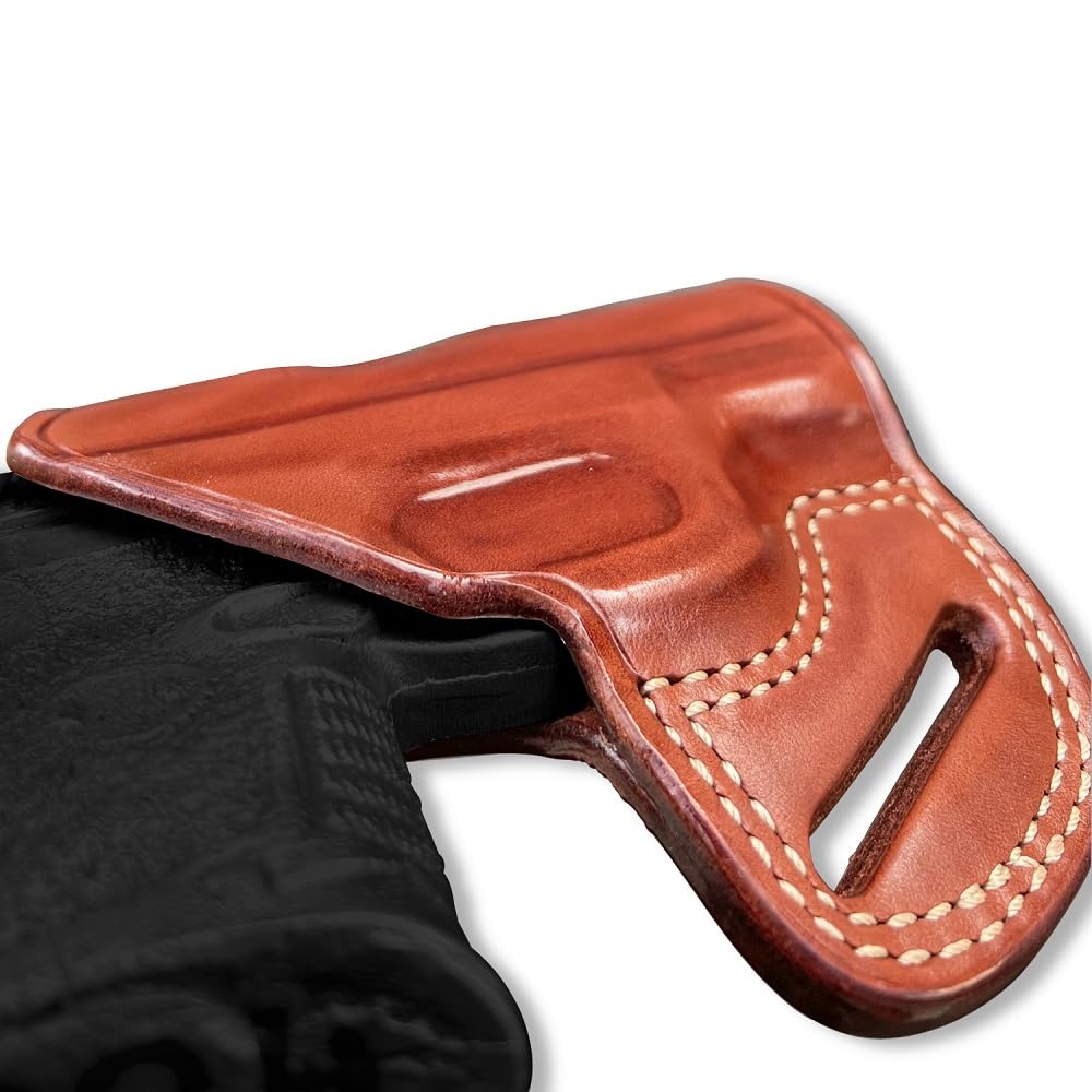 Premium Leather Pancake OWB Belt Holster for Diamondback AM2 9mm 3.5