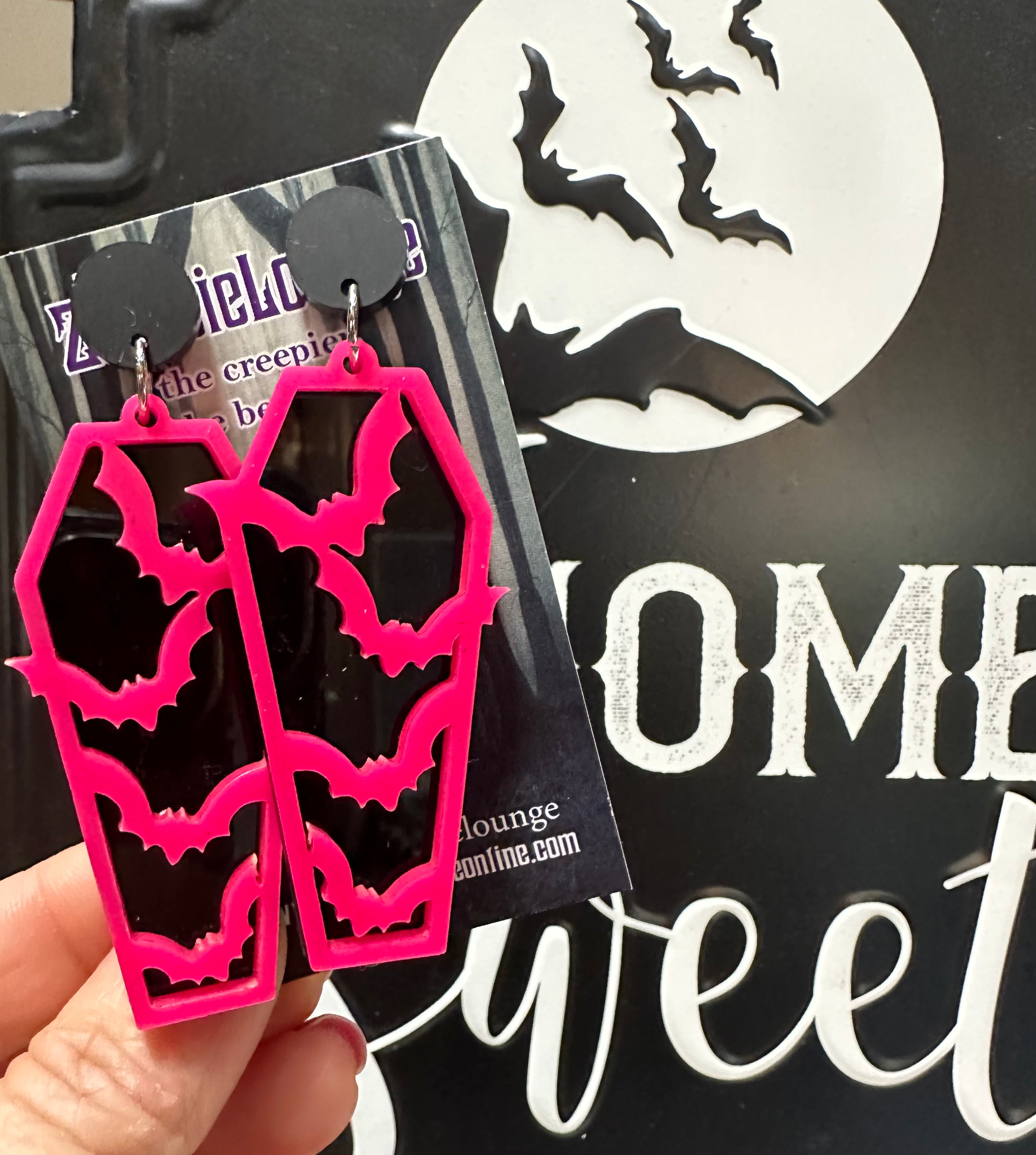 Gothic Coffin Earrings for Women - Halloween Vampire Jewelry, Spooky Gothic Accessories for Parties, Cosplay & Dark Fashion